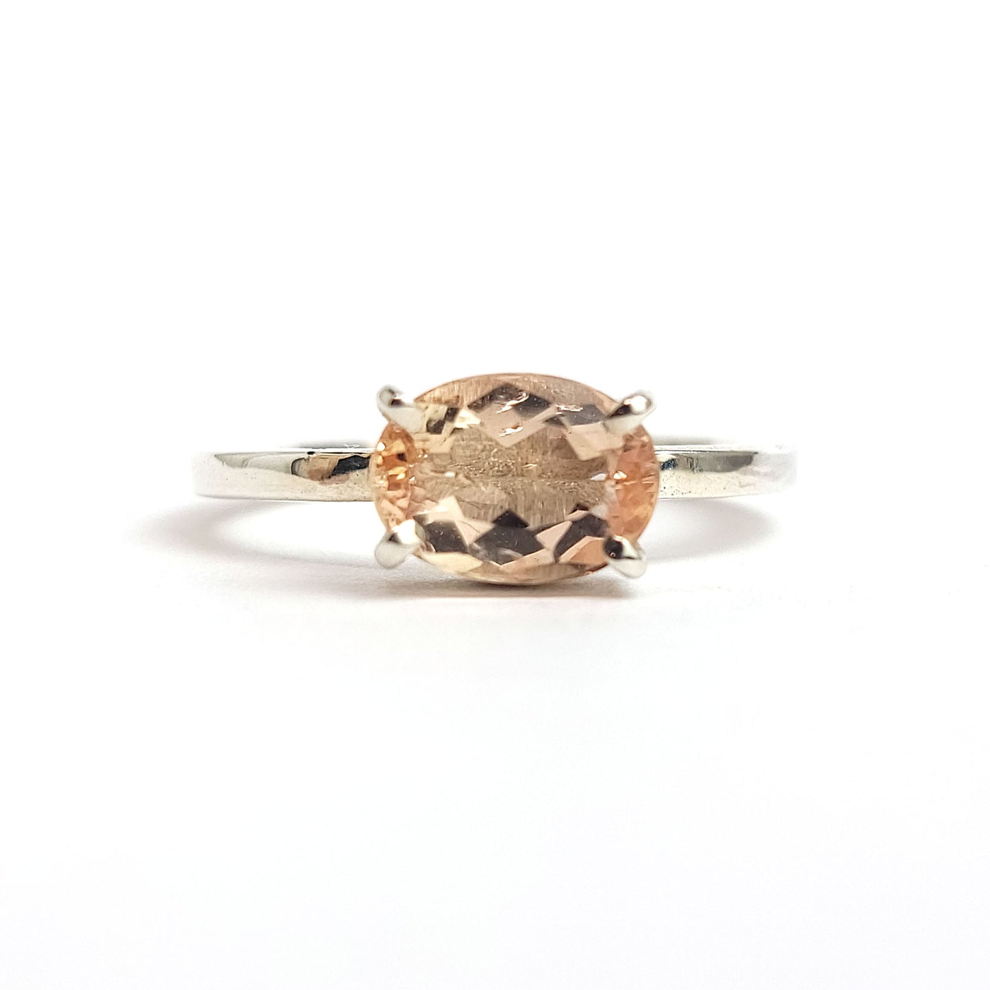 Morganite - Sterling Silver Ring