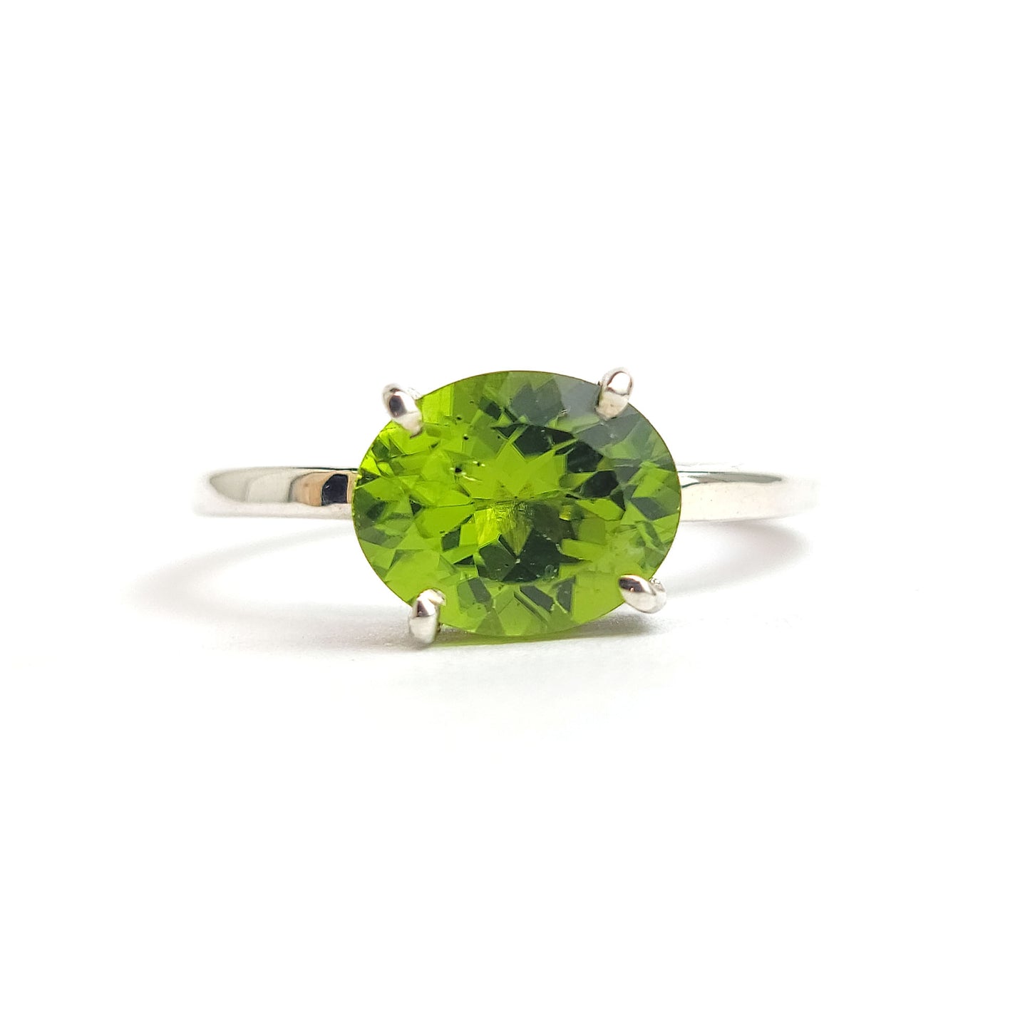 Peridot - Sterling Silver Ring