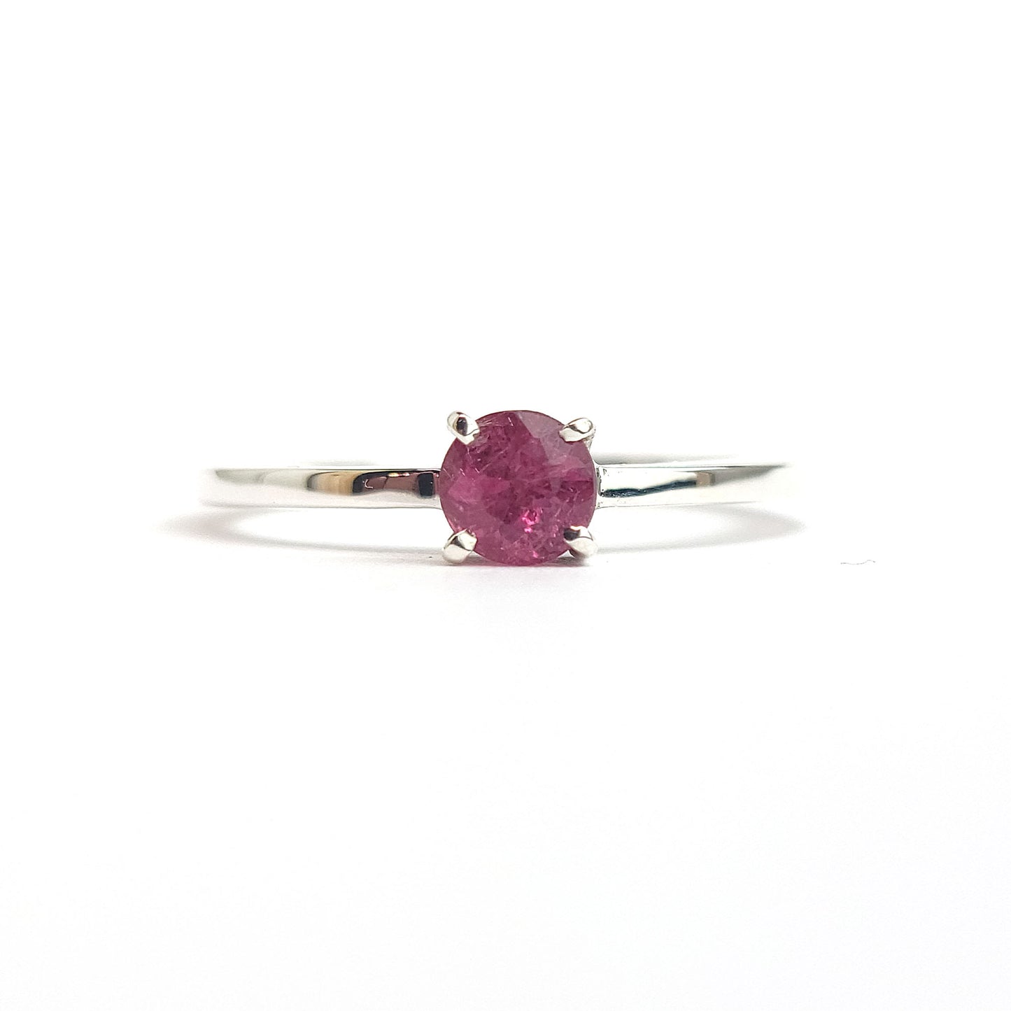 Pink Tourmaline - Sterling Silver Ring