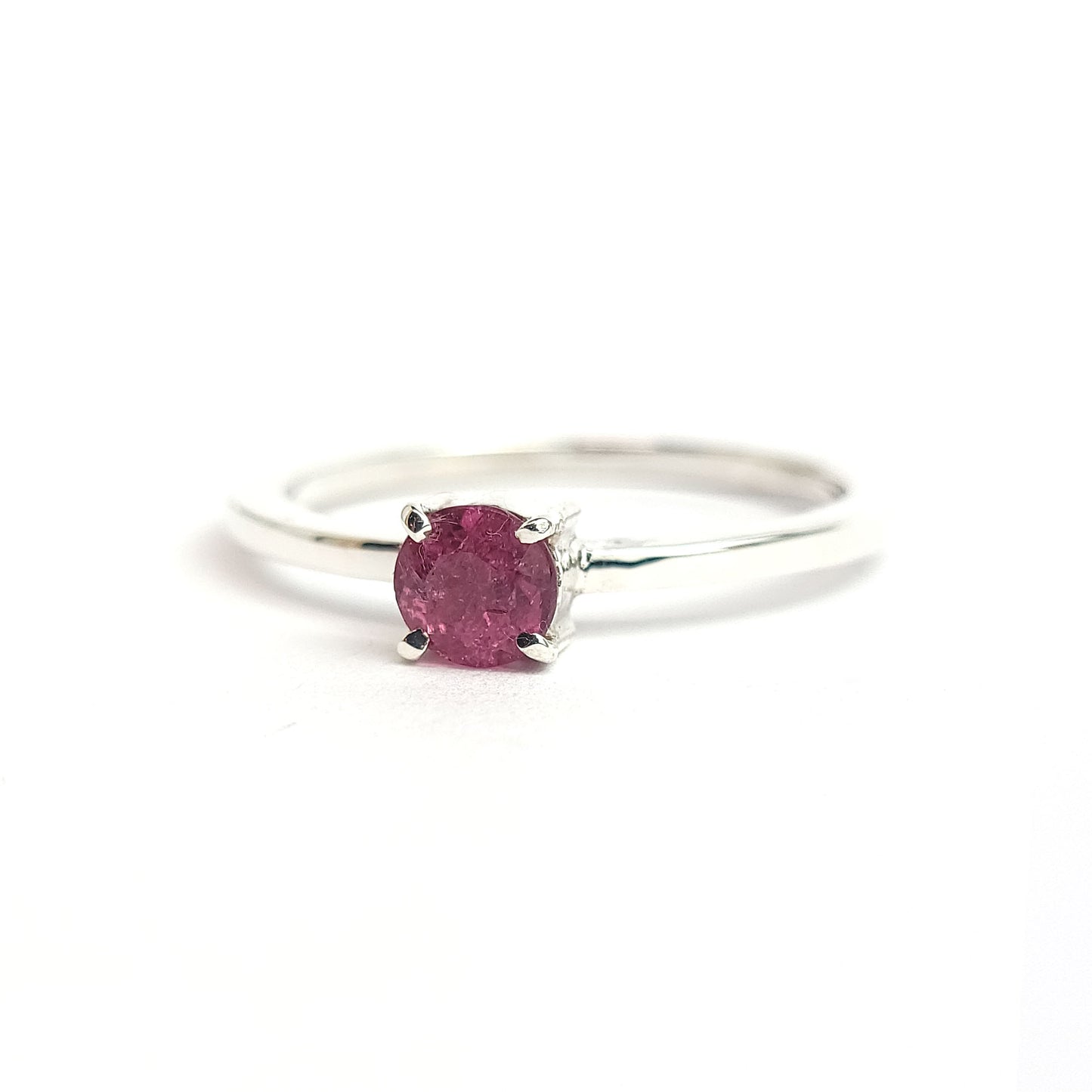 Pink Tourmaline - Sterling Silver Ring