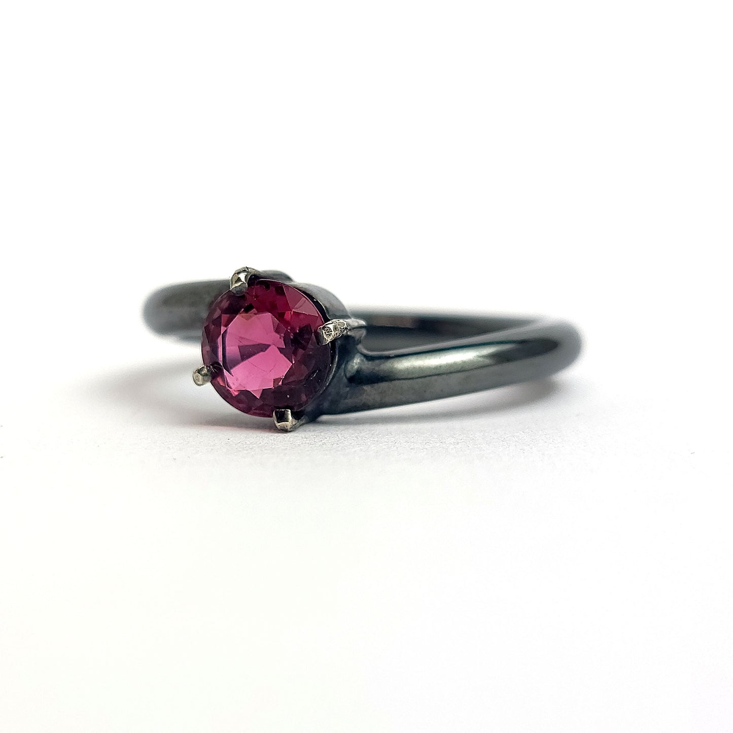 Rubellite - Sterling Silver Ring