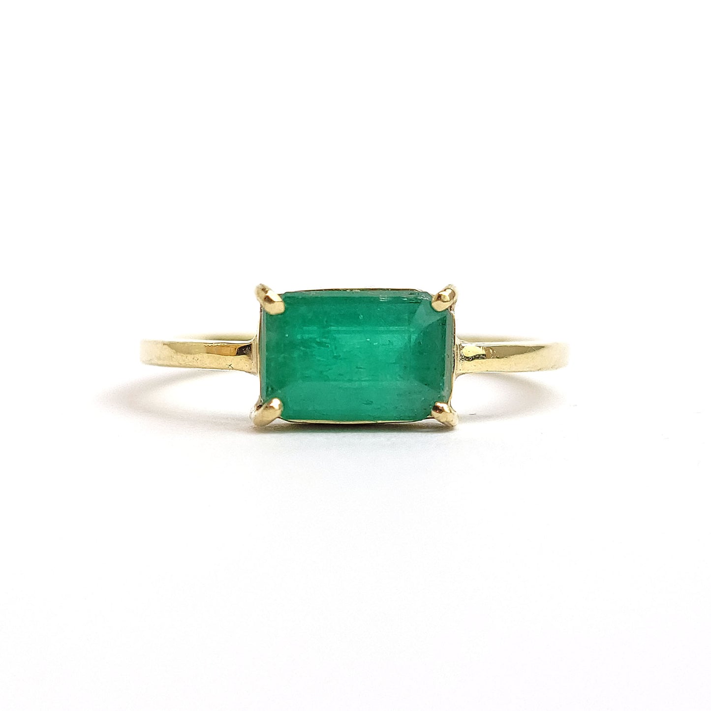 Emerald - 18k Yellow Gold Ring