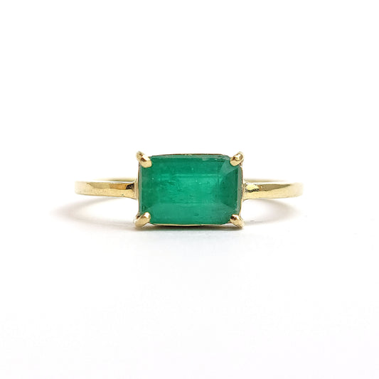 Emerald - 18k Yellow Gold Ring