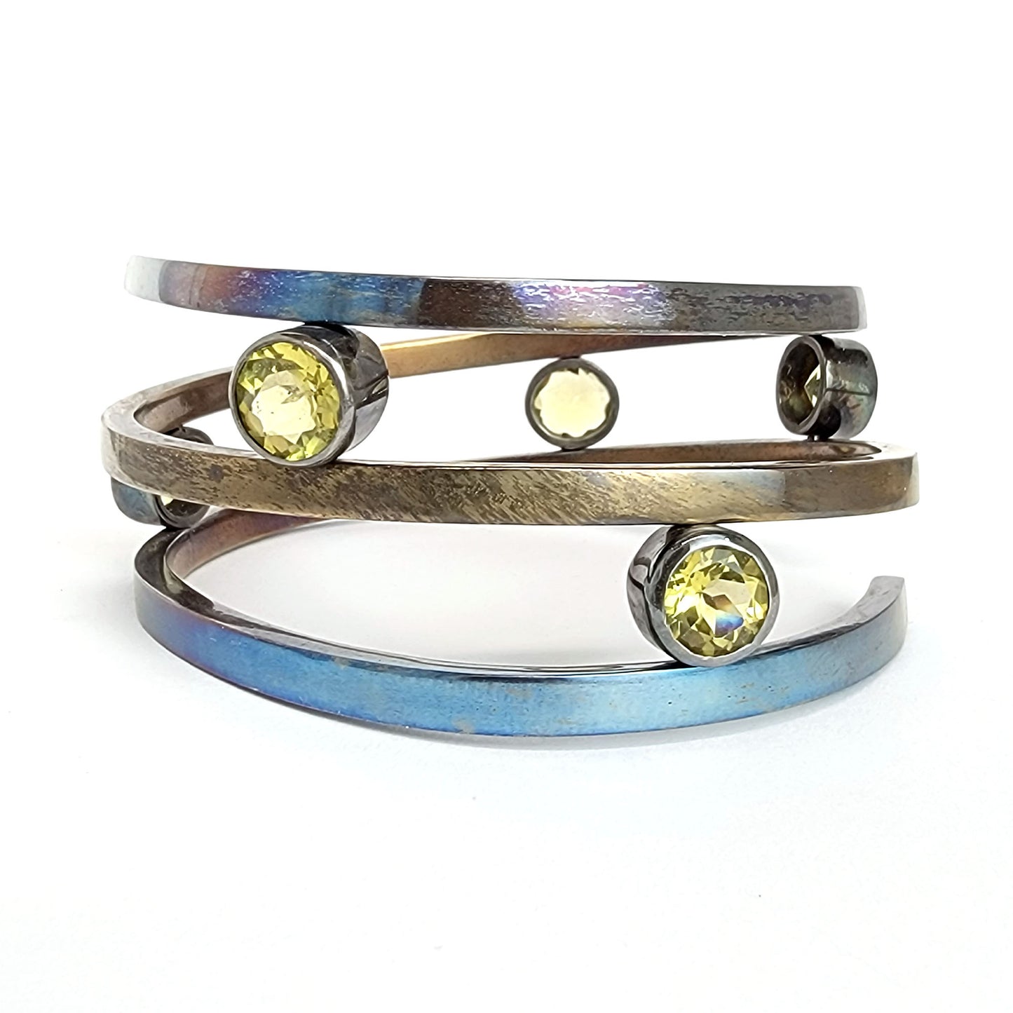 Titanium Bracelet - Citrine