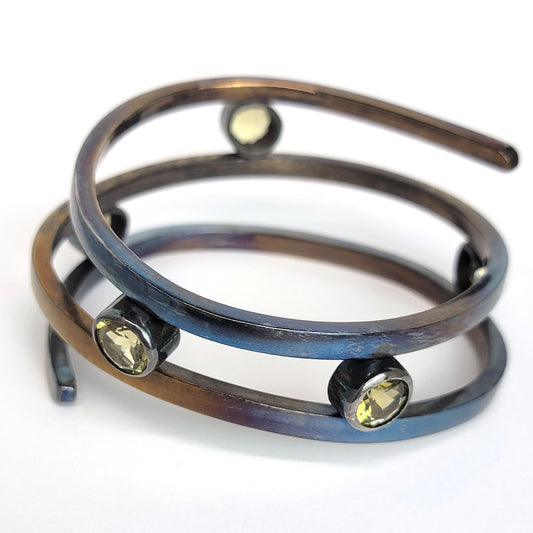 Titanium Bracelet - Citrine