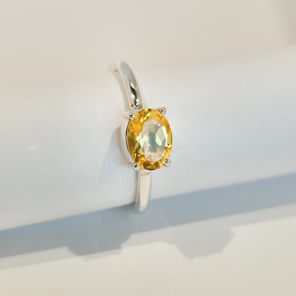 Citrine - Sterling Silver Ring