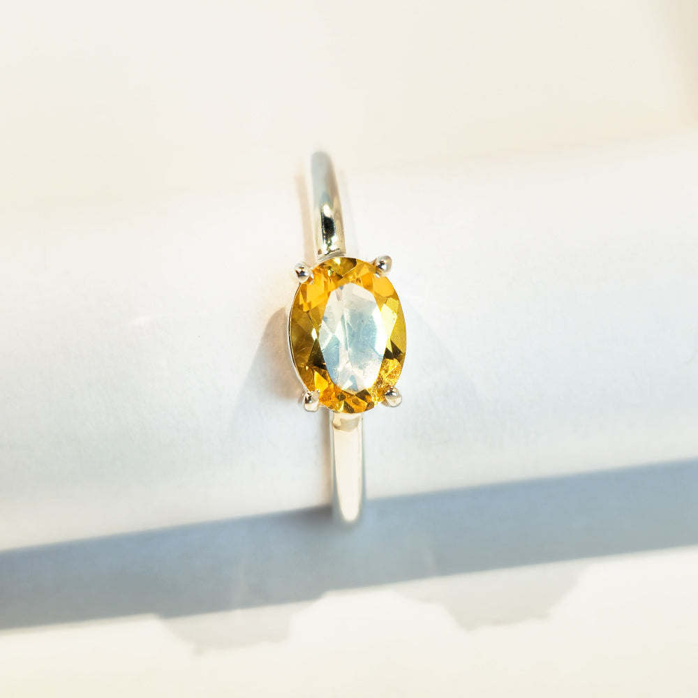 Citrine - Sterling Silver Ring