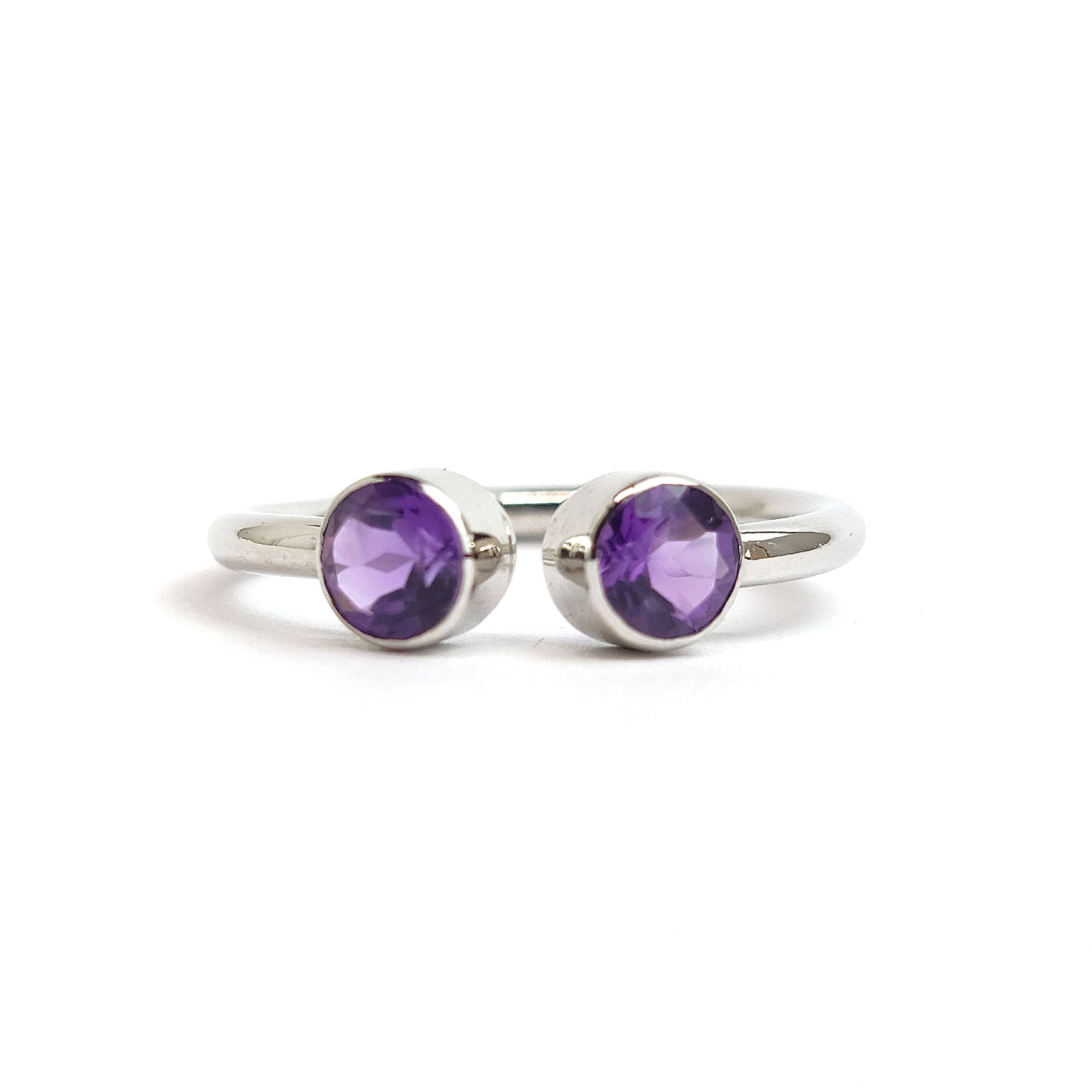 ET Amethyst sterling Silver ring