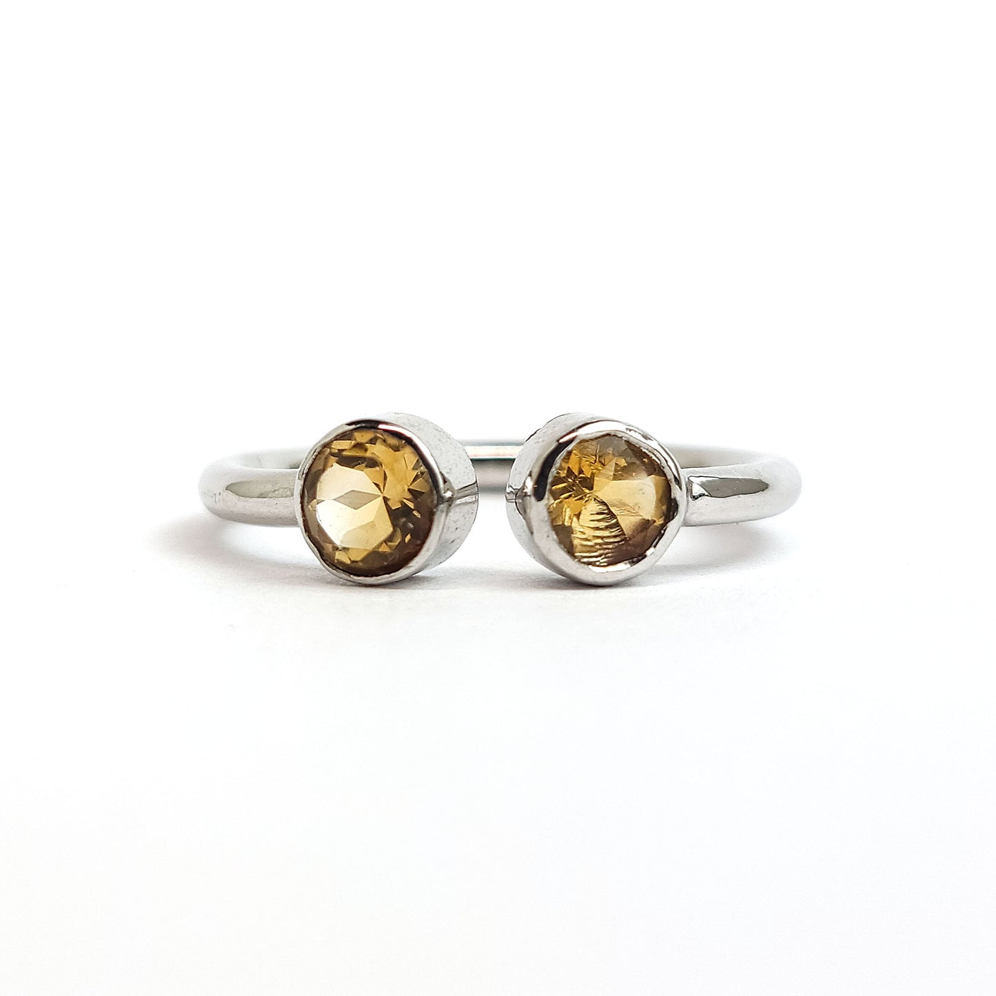 ET Citrine sterling Silver ring