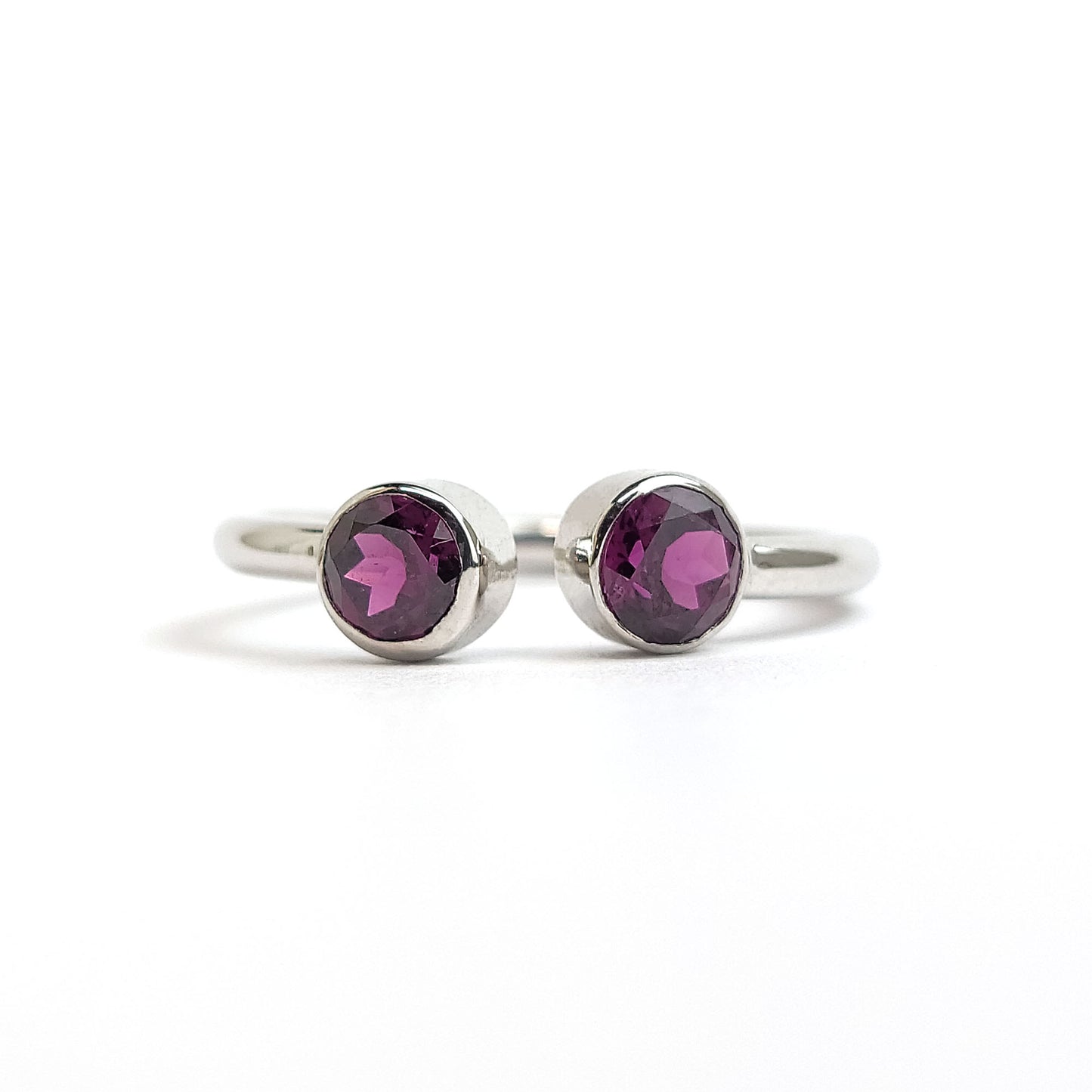 ET Rhodolite sterling Silver ring