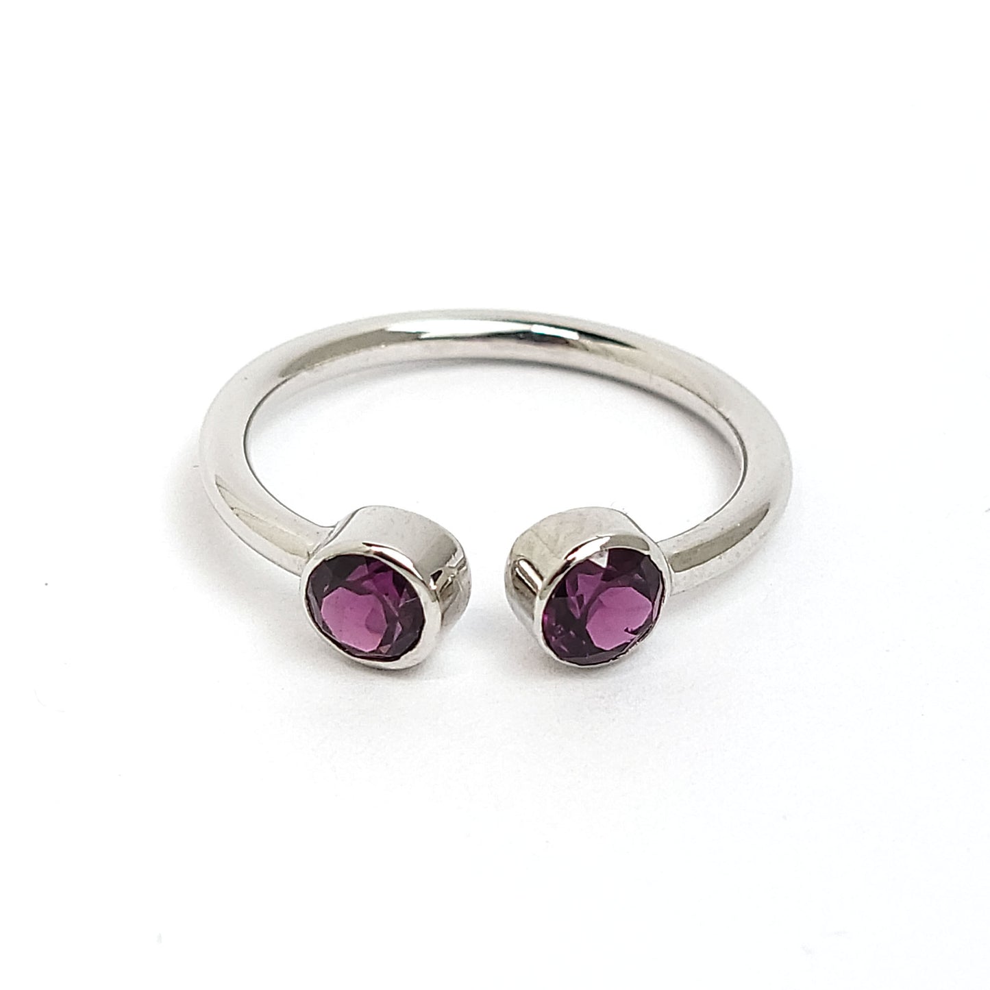 ET Rhodolite sterling Silver ring
