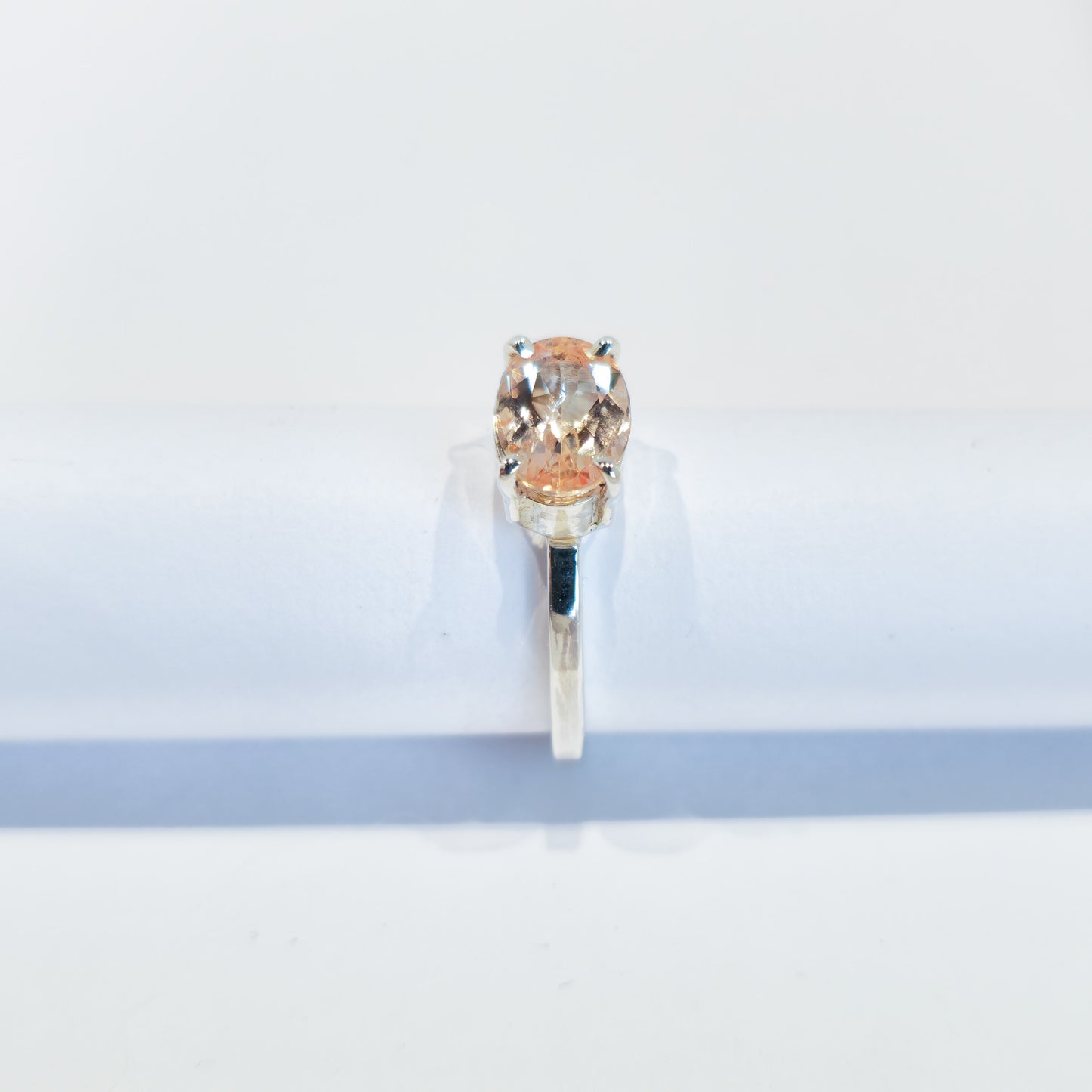 Morganite - Sterling Silver Ring