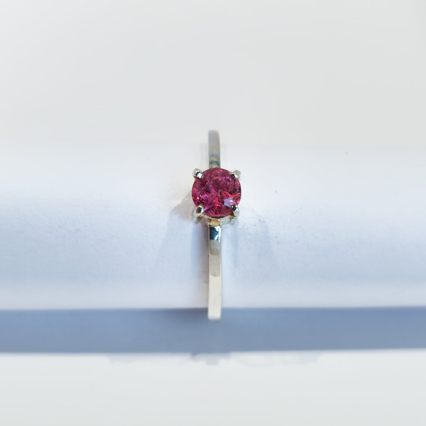 Pink Tourmaline - Sterling Silver Ring