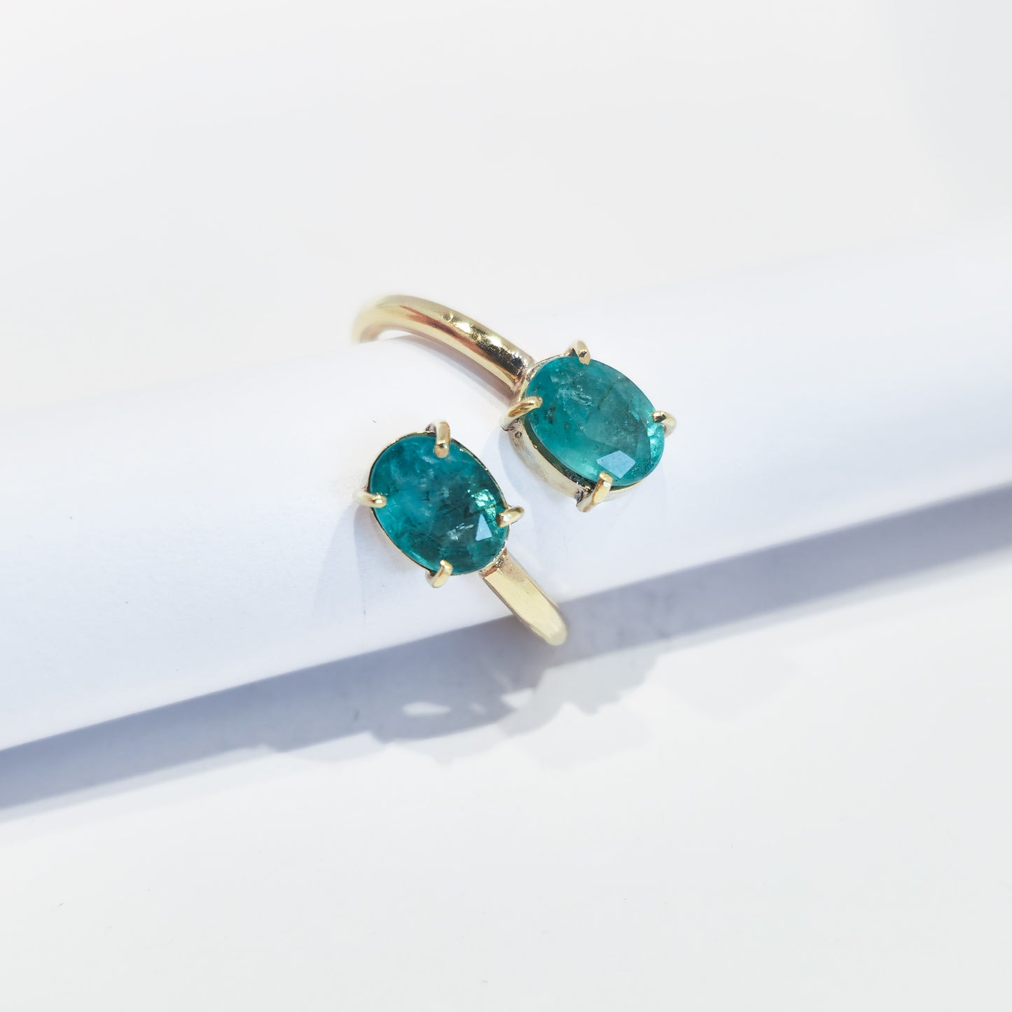 AA-Emerald - 18k Yellow Gold