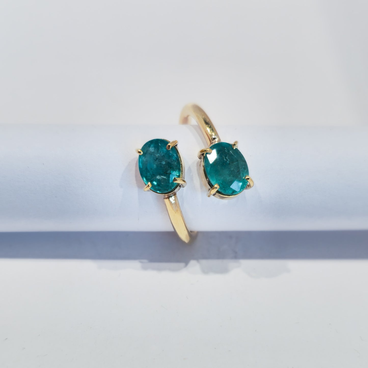 AA-Emerald - 18k Yellow Gold