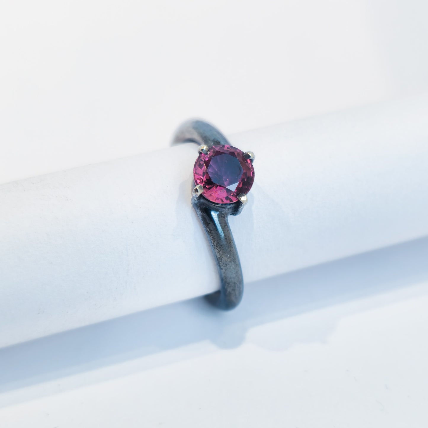 Rubellite - Sterling Silver Ring