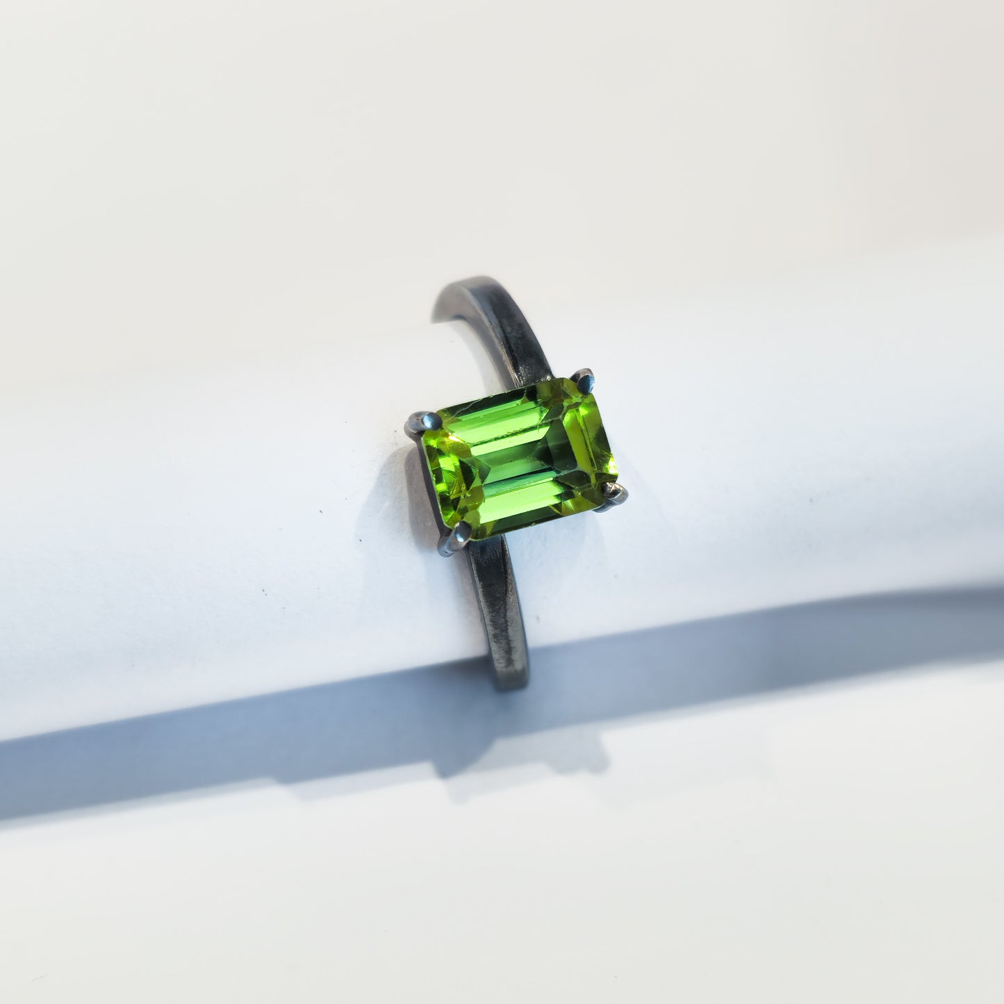 Peridot - Sterling Silver Ring