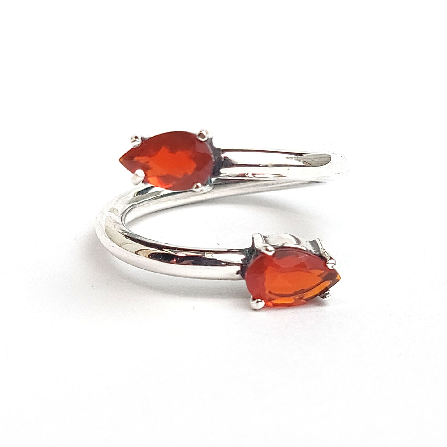 Fire Opal - Sterling Silver