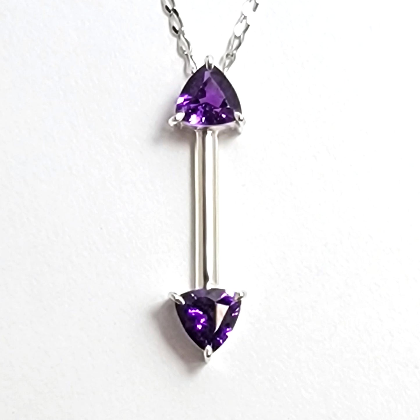 Trillion Pendant Amethyst