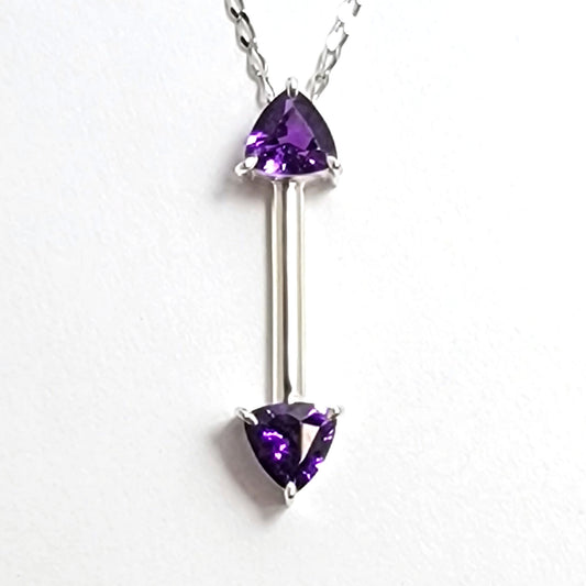 Trillion Pendant Amethyst