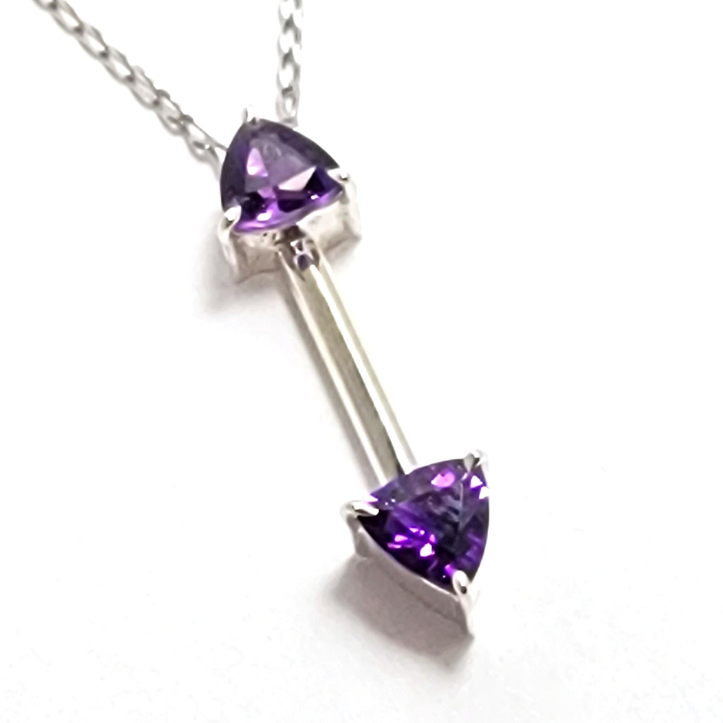 Trillion Pendant Amethyst