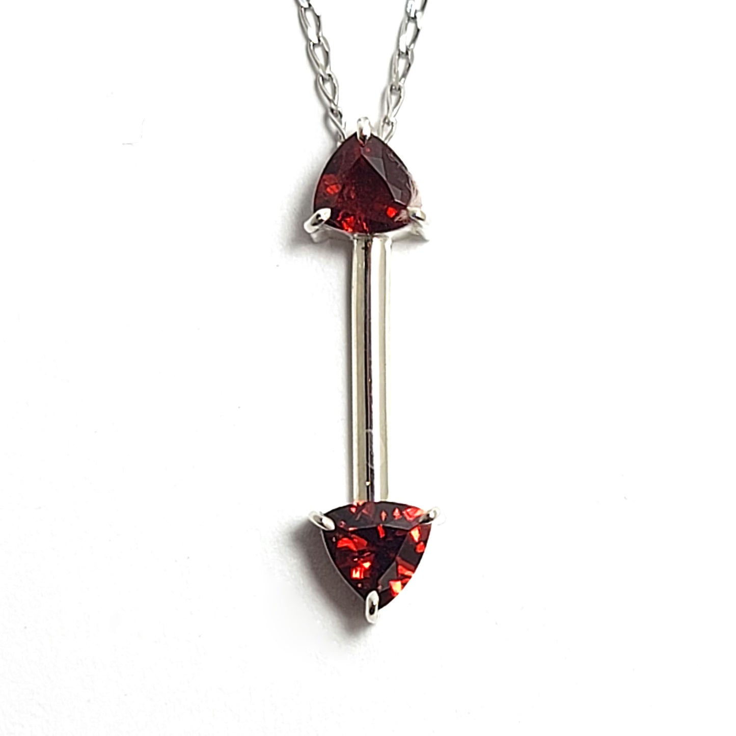 Trillion Pendant Garnet