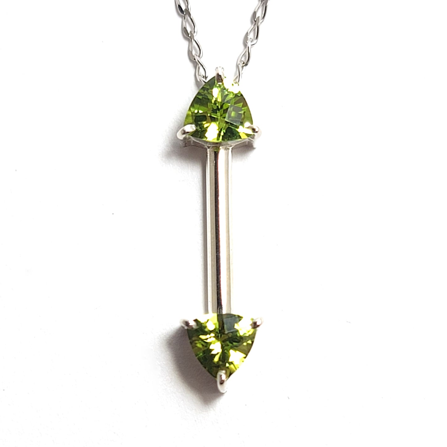 Trillion Pendant Peridote