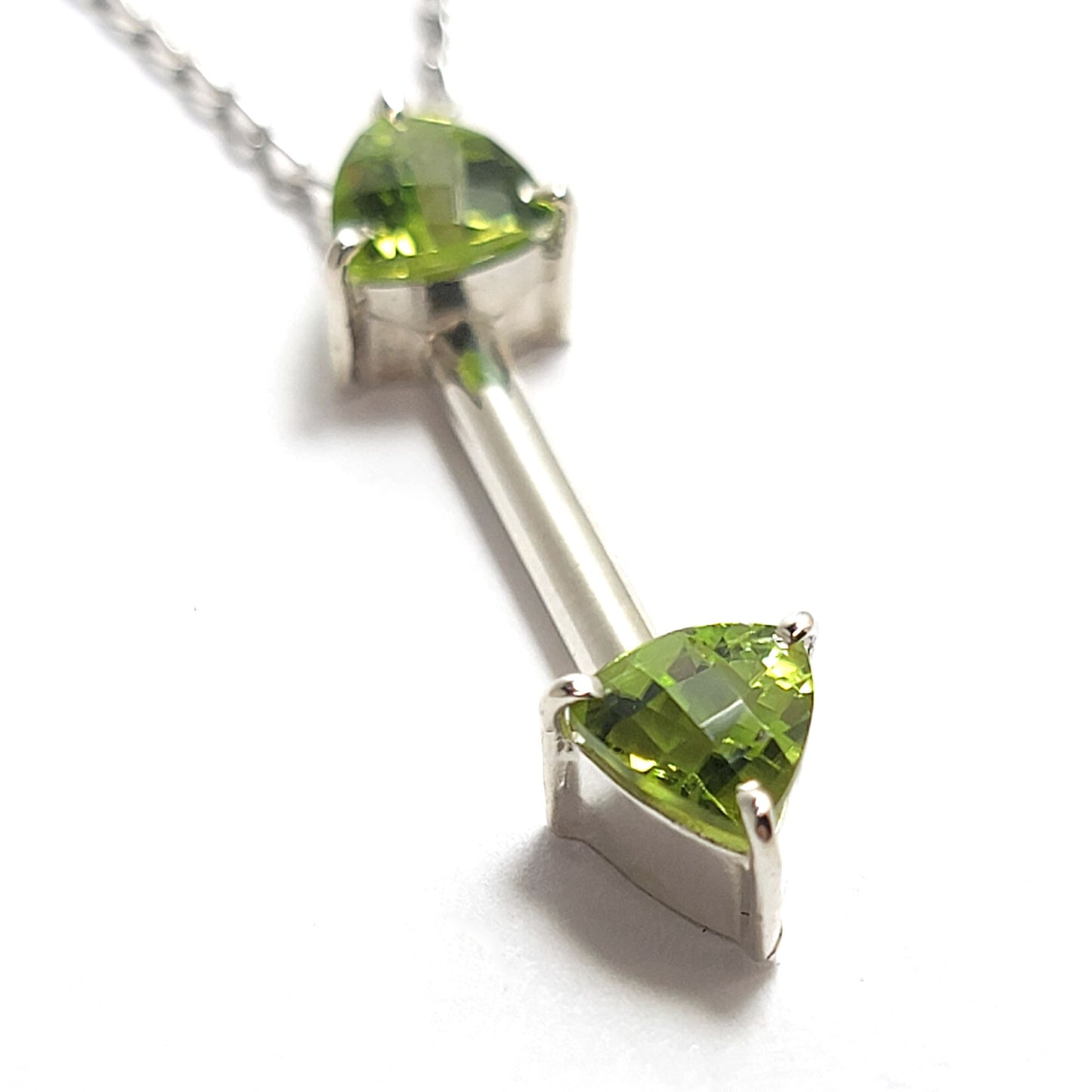 Trillion Pendant Peridote