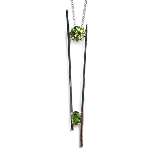 Silver Double Stick Tourmalines