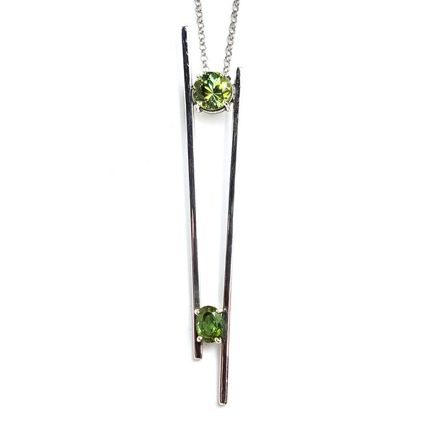 Silver Double Stick Tourmalines