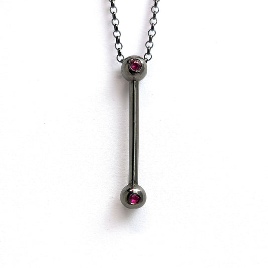 ET Black Silver Rubies