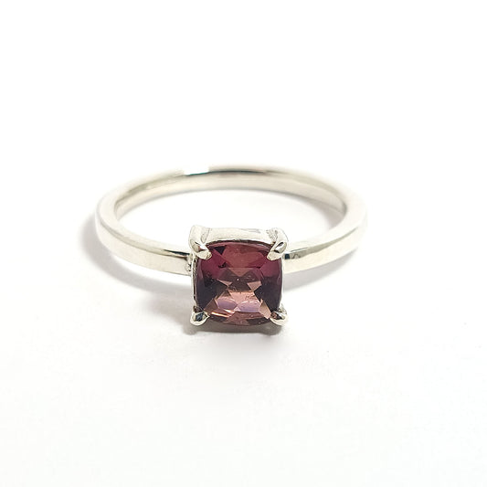 Rubellite - Sterling Silver Ring