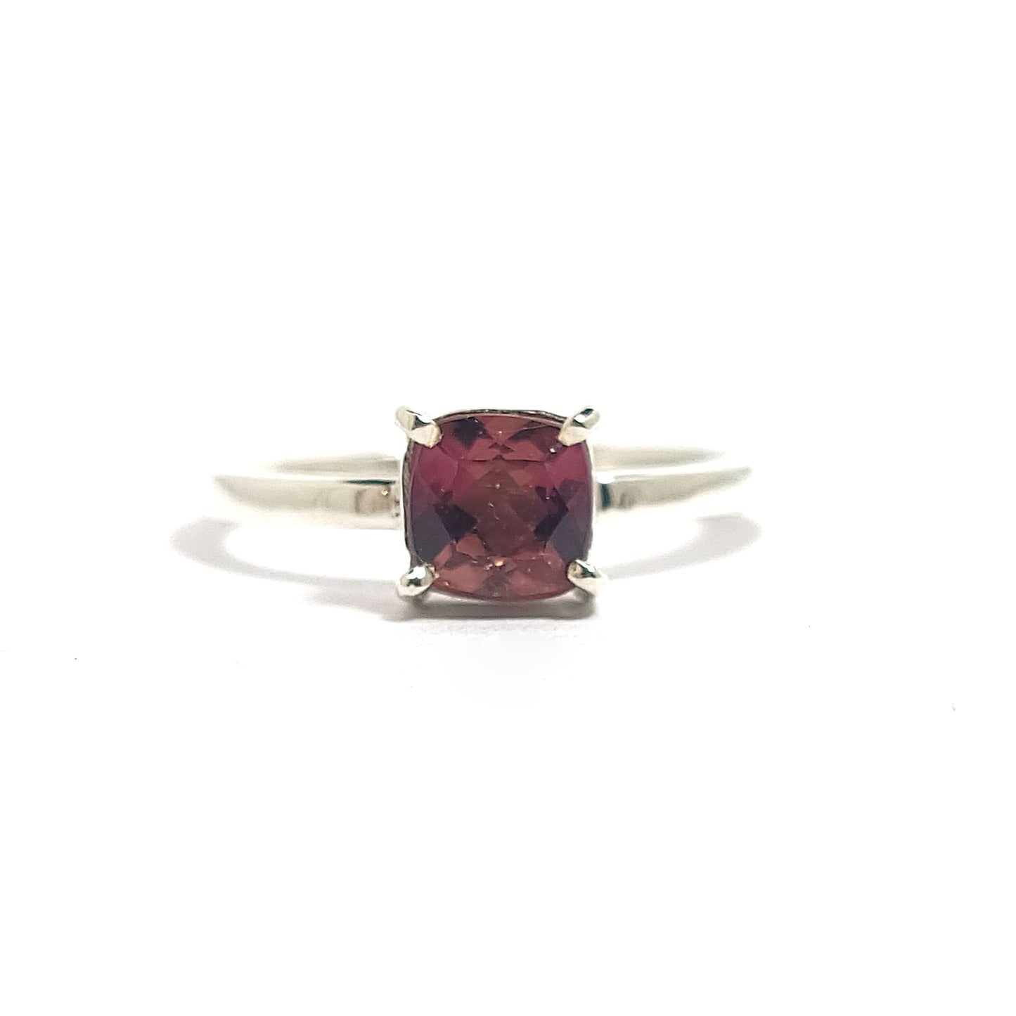 Rubellite - Sterling Silver Ring