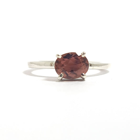Pink Tourmaline - Sterling Silver Ring
