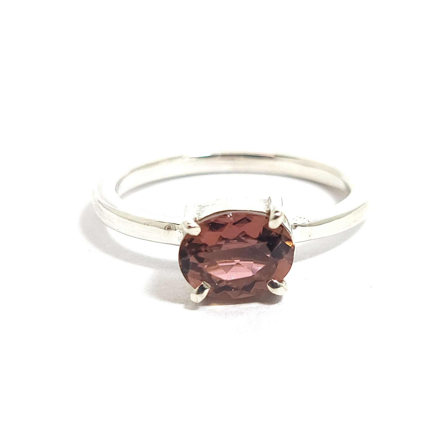 Pink Tourmaline - Sterling Silver Ring