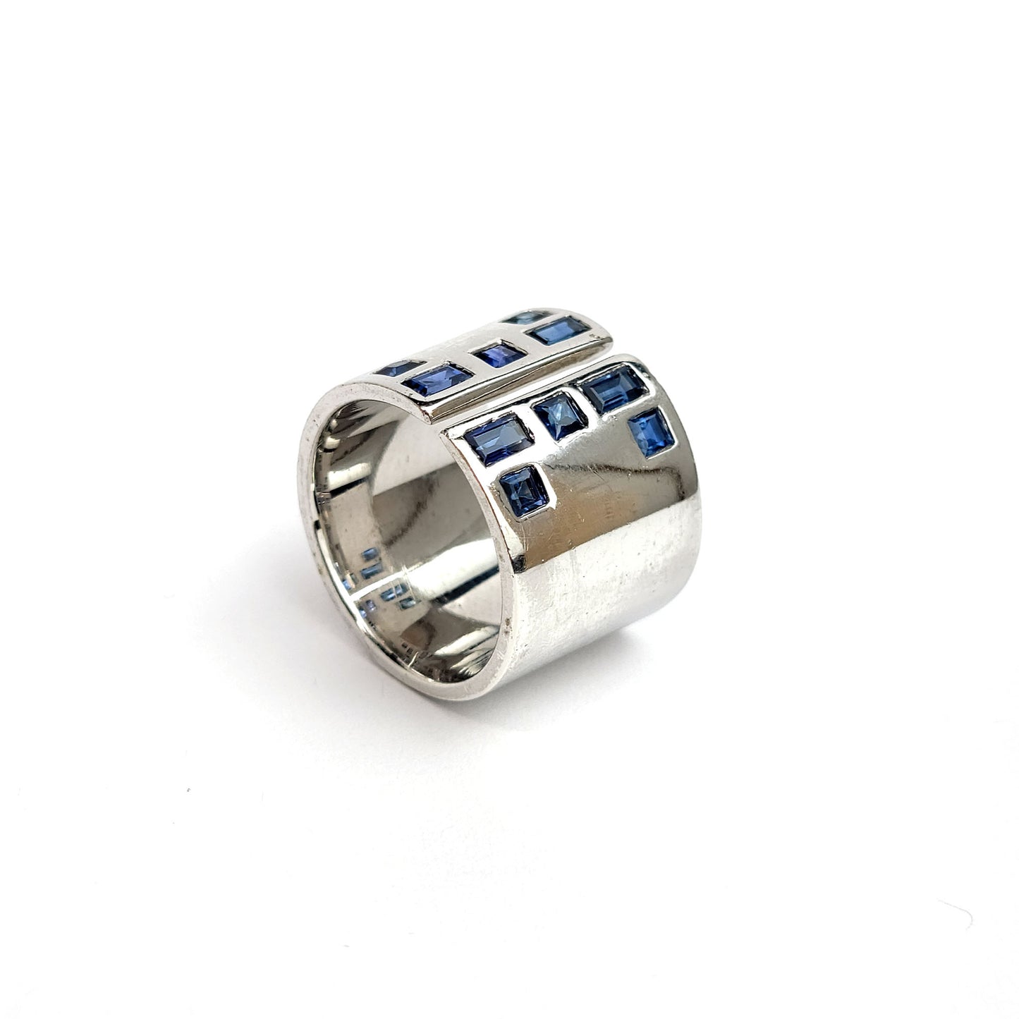 Sapphire - Sterling Silver Ring
