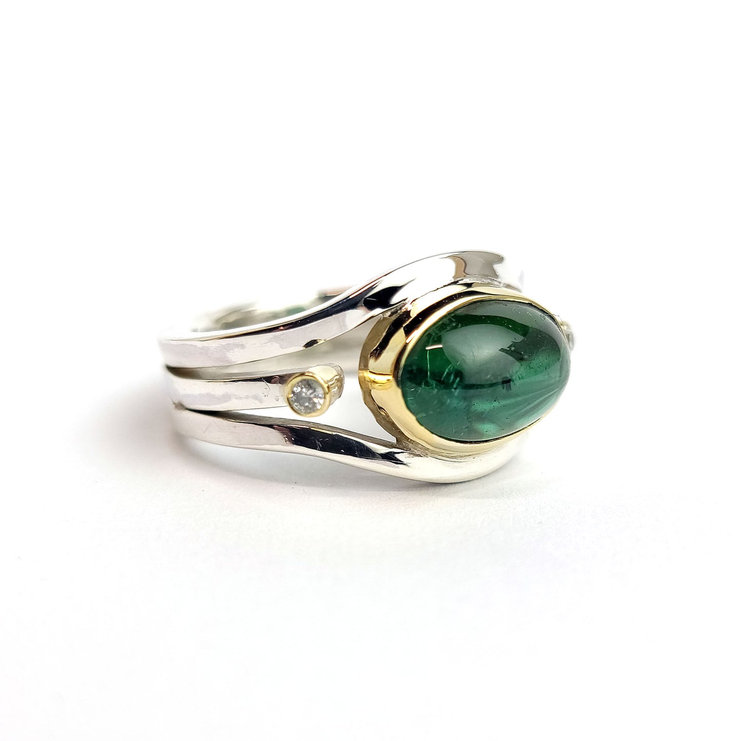 Tourmaline Cabochon Ring