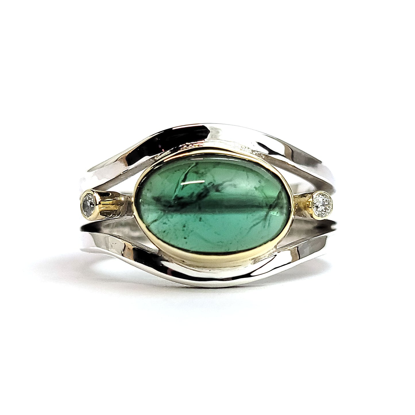 Tourmaline Cabochon Ring