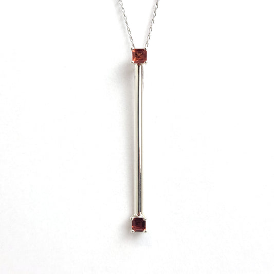 Silver Twins Garnet - Square