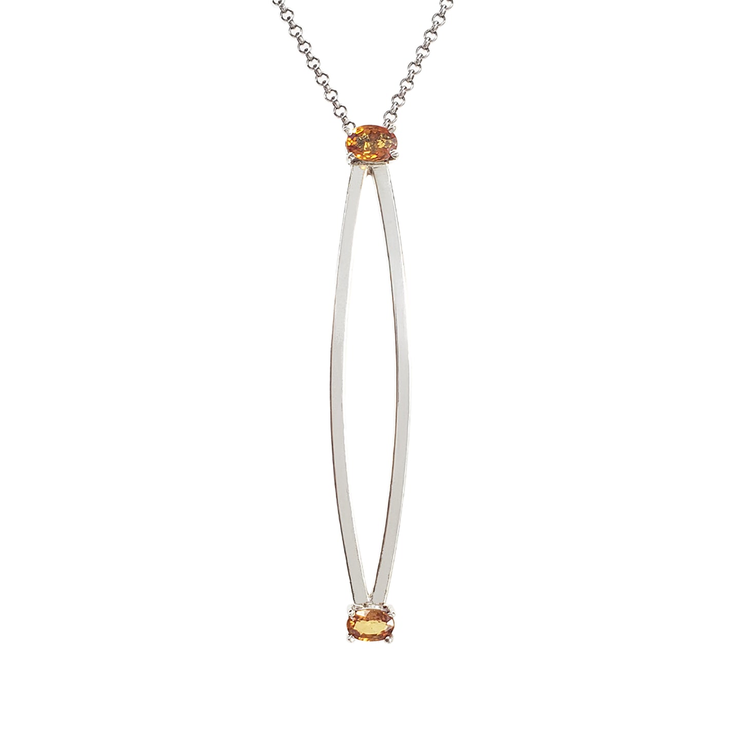 Double Stick Orange Sapphires