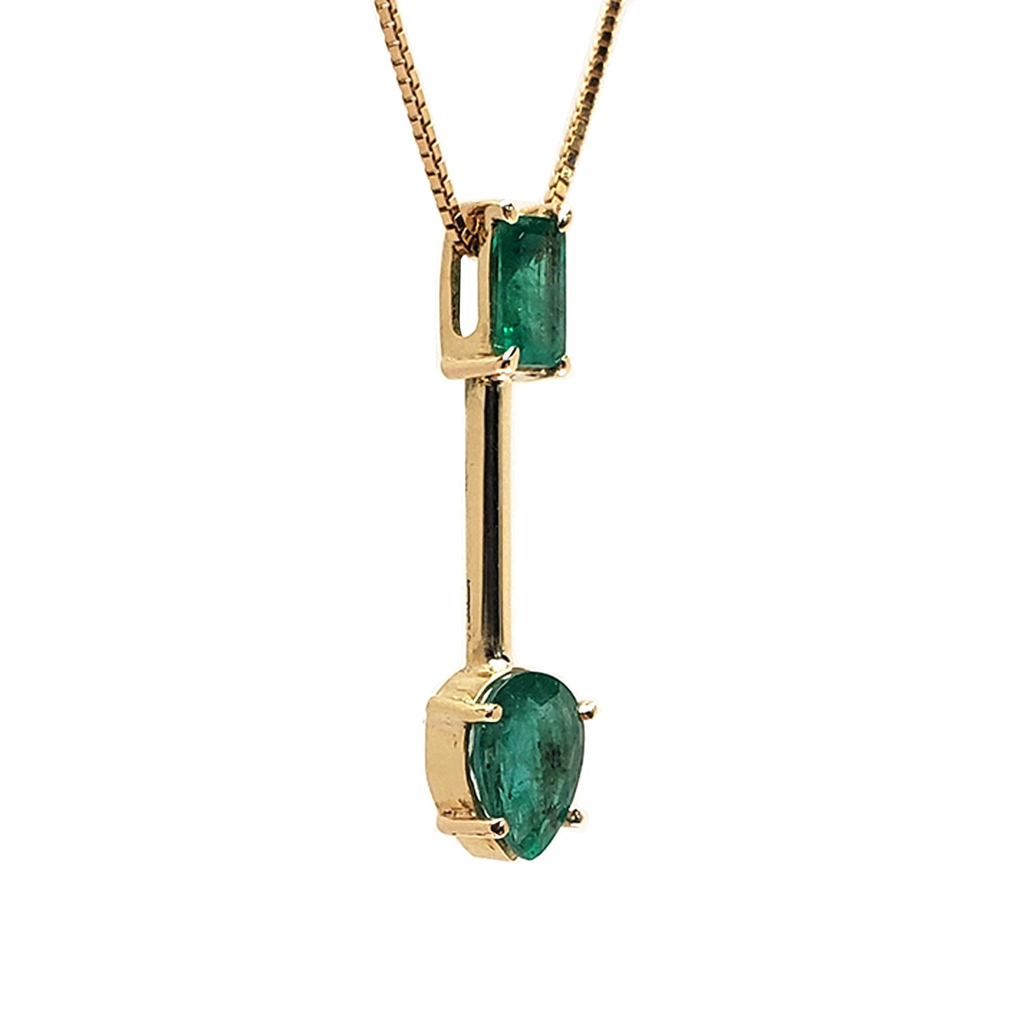 Gold Twins Emerald