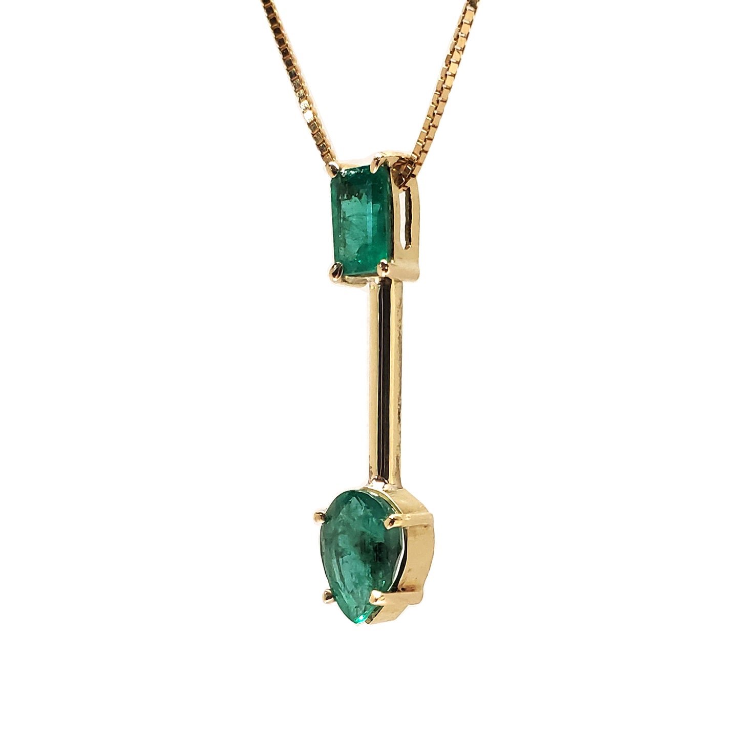 Gold Twins Emerald