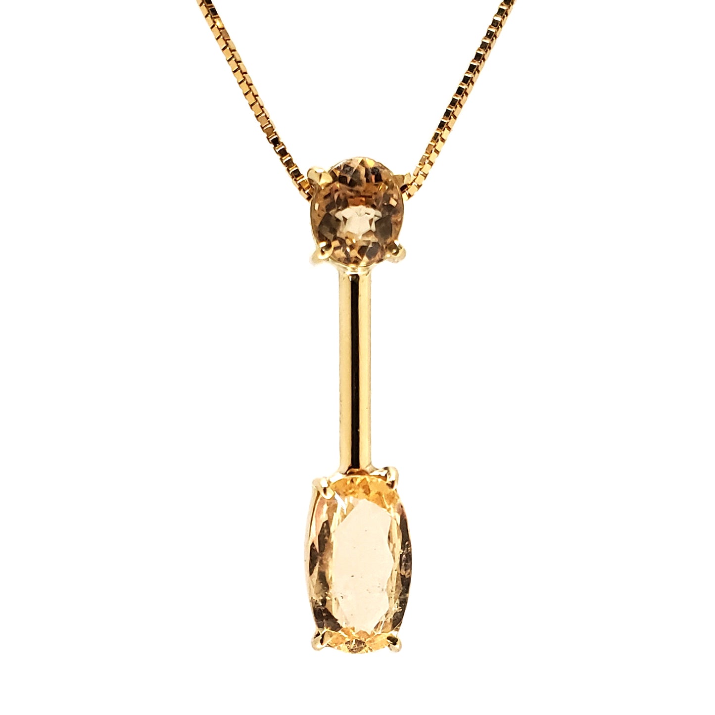 Gold Twins Imperial Topaz