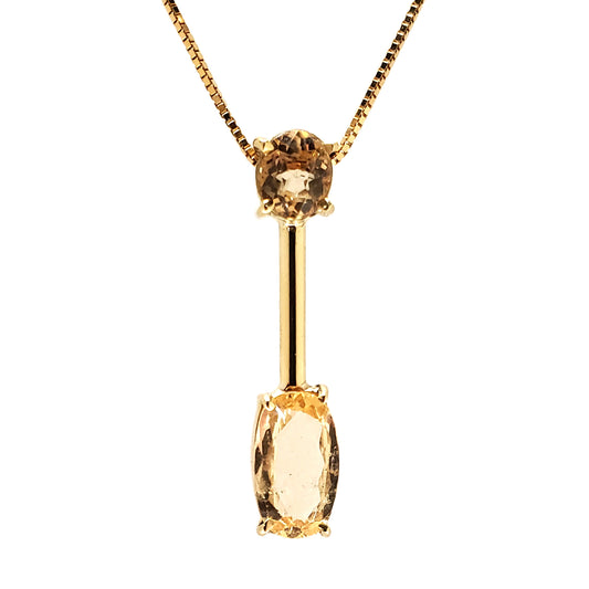 Gold Twins Imperial Topaz