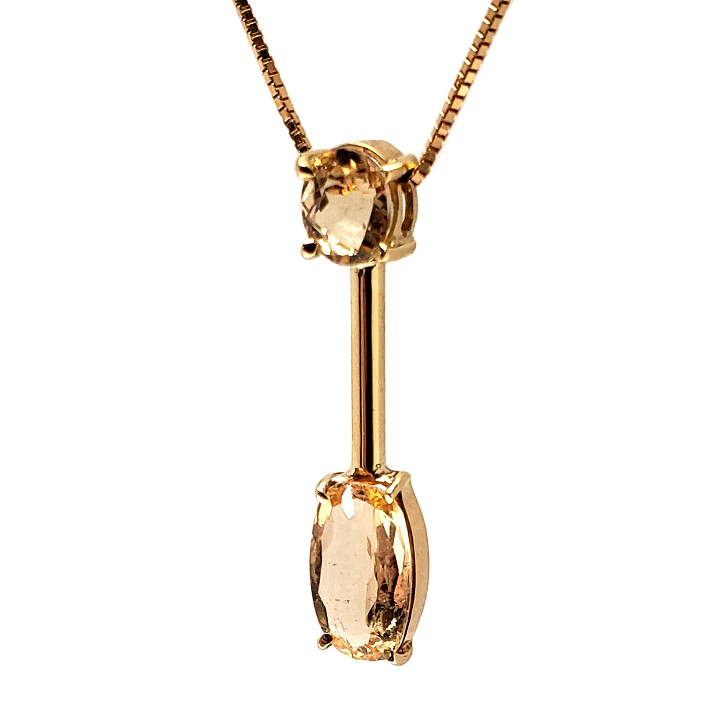 Gold Twins Imperial Topaz