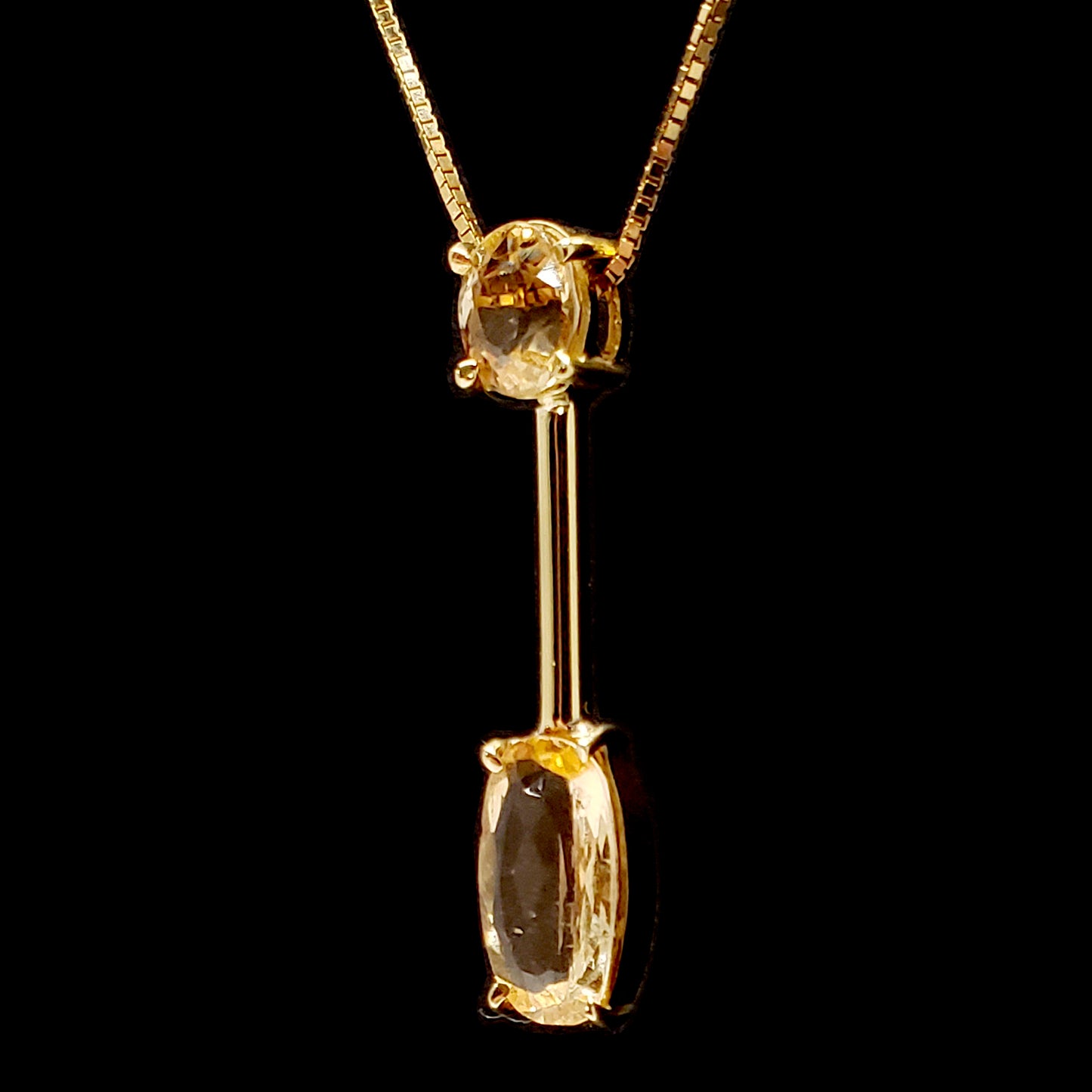Gold Twins Imperial Topaz