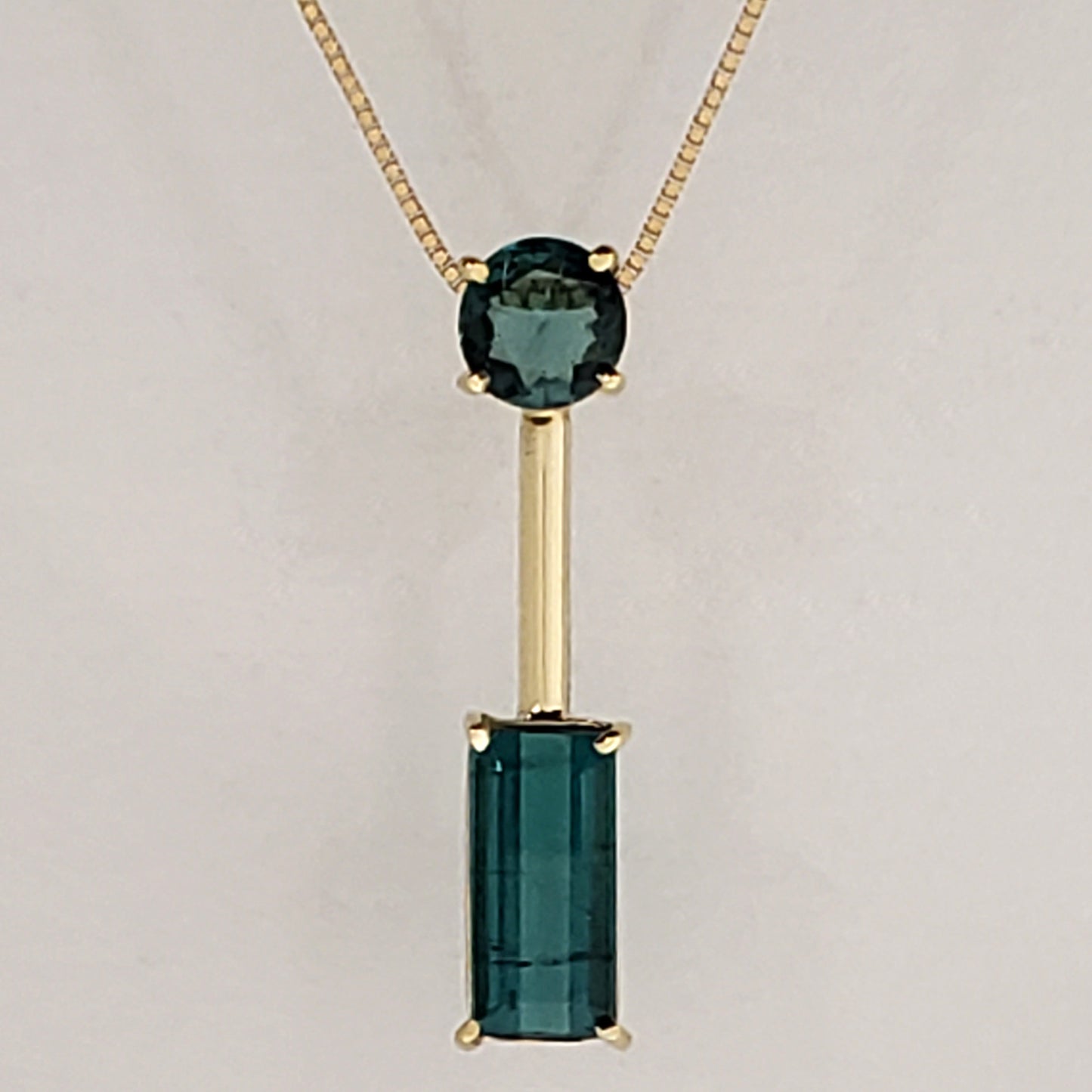 Gold Twins Indicolite