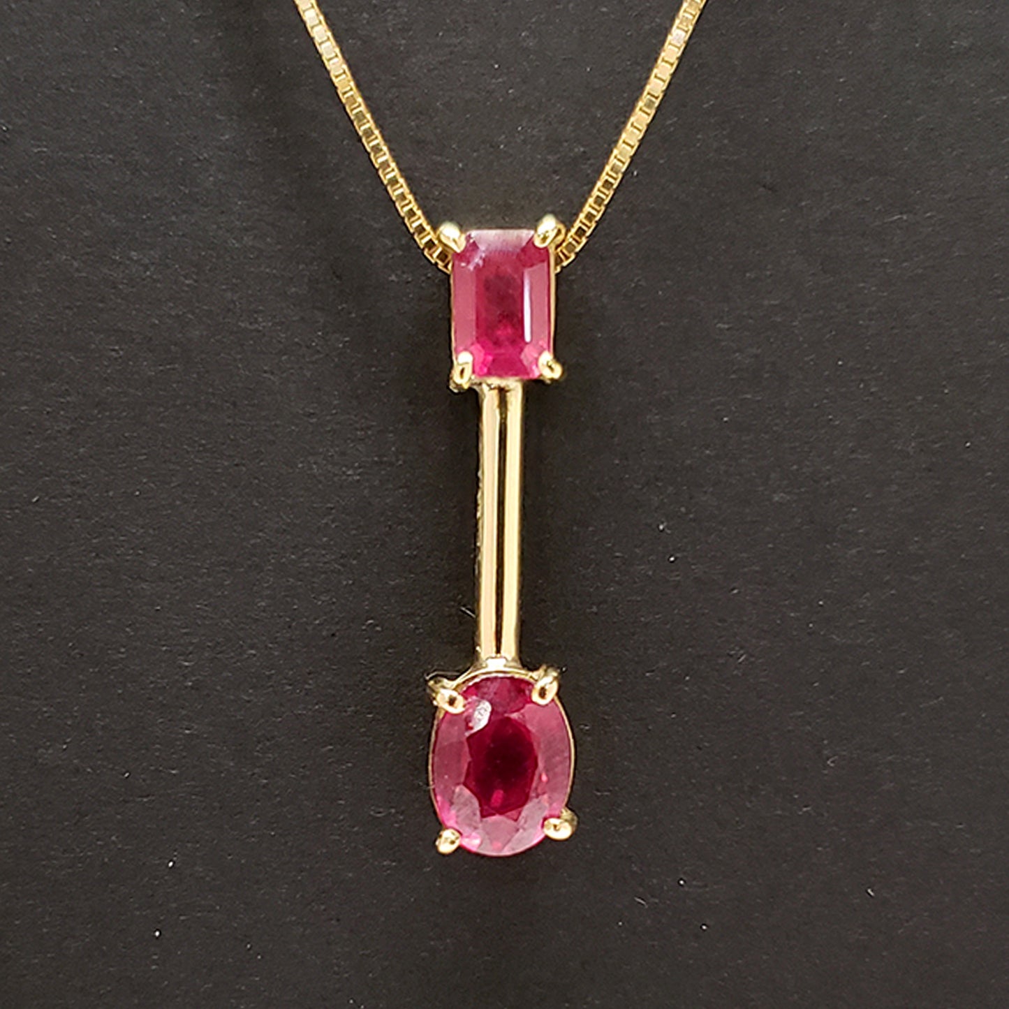 Gold Twins Ruby