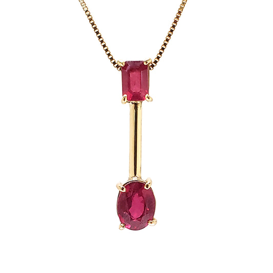 Gold Twins Ruby