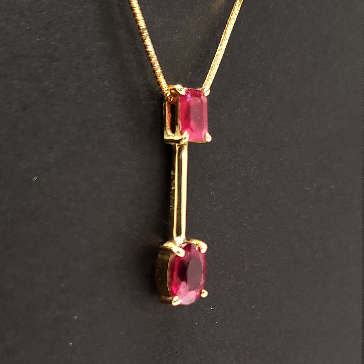 Gold Twins Ruby